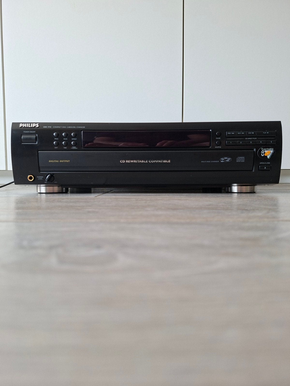 Philips cd-speler voor 5 cd's, Audio, Tv en Foto, Cd-spelers, Ophalen, Gebruikt, Philips, Wisselaar