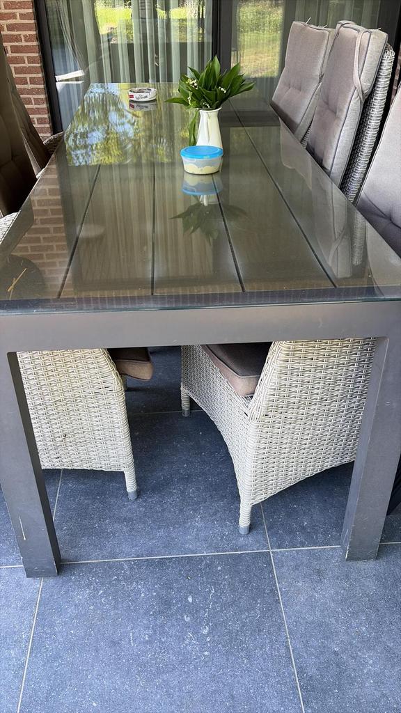 Tuin tafel, Ophalen, Gebruikt, Overige materialen, Tuinset