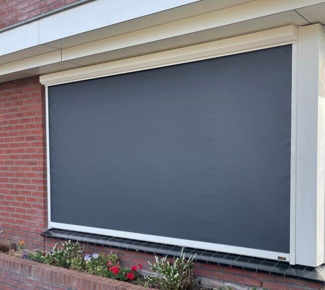 Zipscreen nieuw incl. Motor, Tuin en Terras, Zonneschermen, Ophalen, Rolluik, Elektrisch