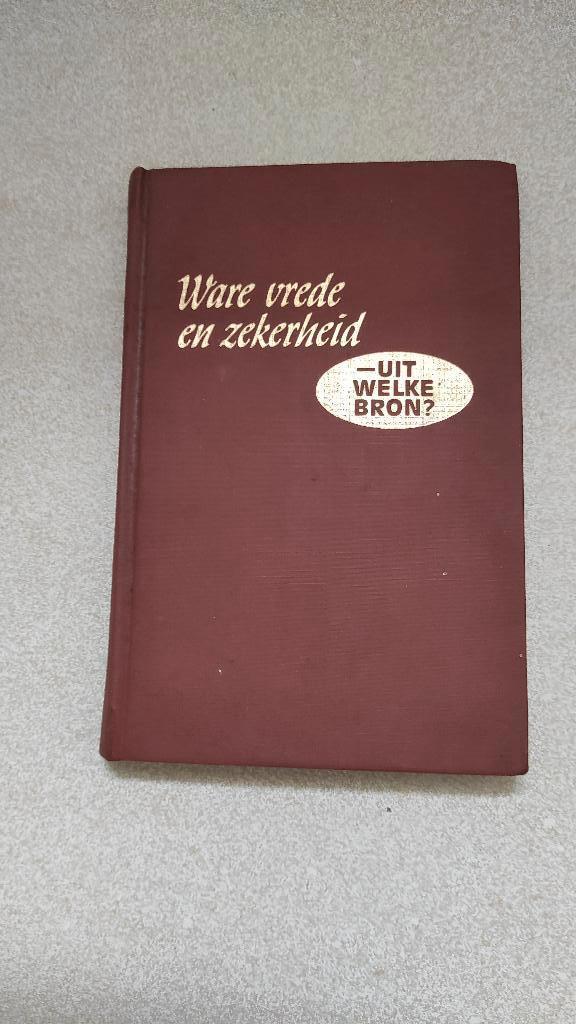 Ware vrede en zekerheid, Boeken, Godsdienst en Theologie, Gelezen, Overige religies, Ophalen of Verzenden, Watchtower