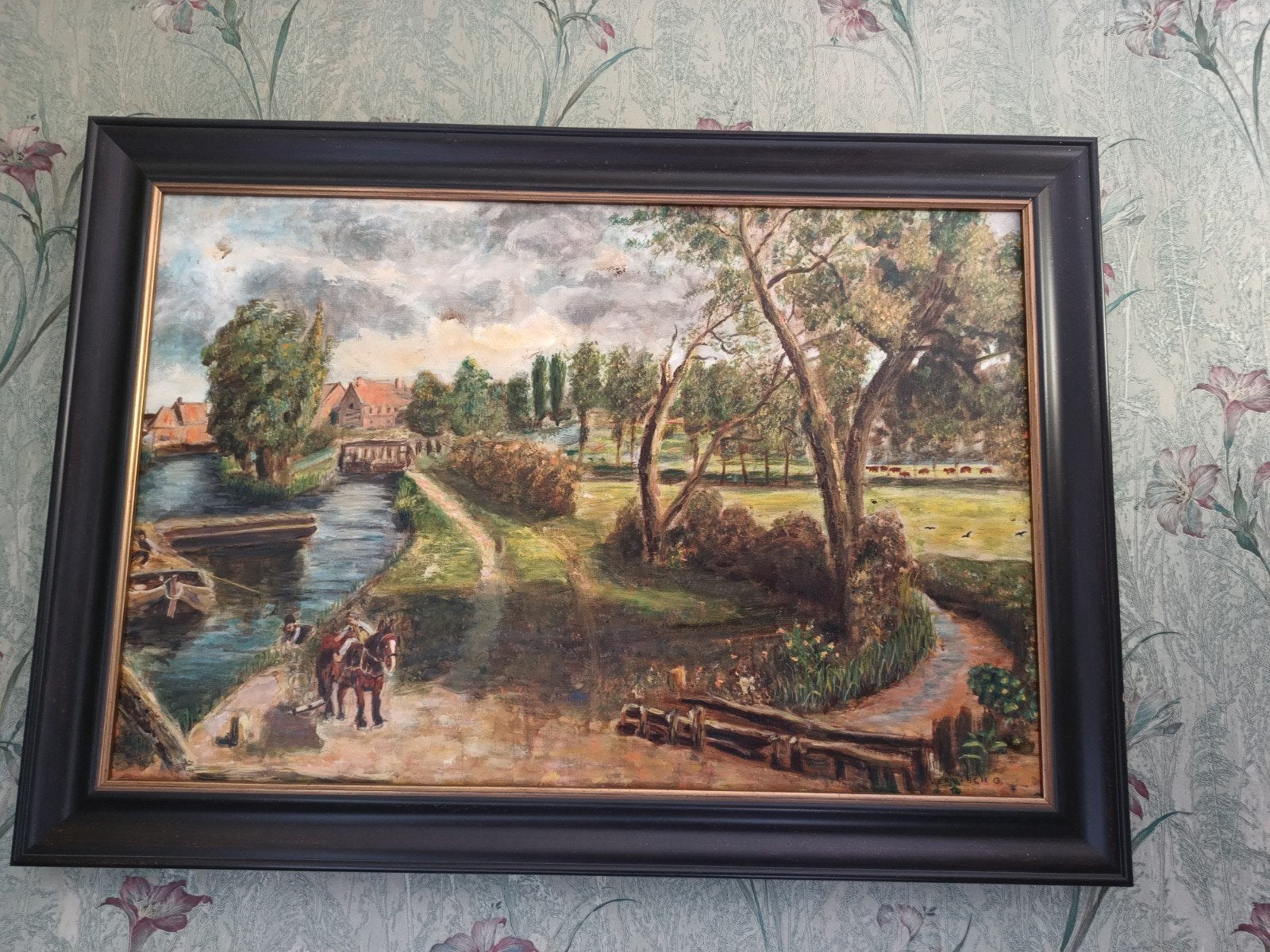 Godfried Vervisch schilderij, Antiek en Kunst, Ophalen