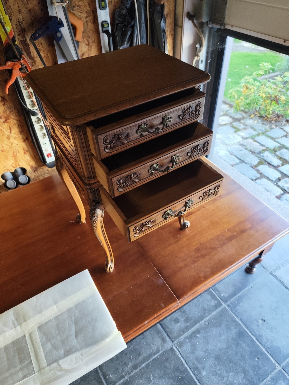 Table d'appoint - Table de chevet., Enlèvement, Comme neuf, Antiek.