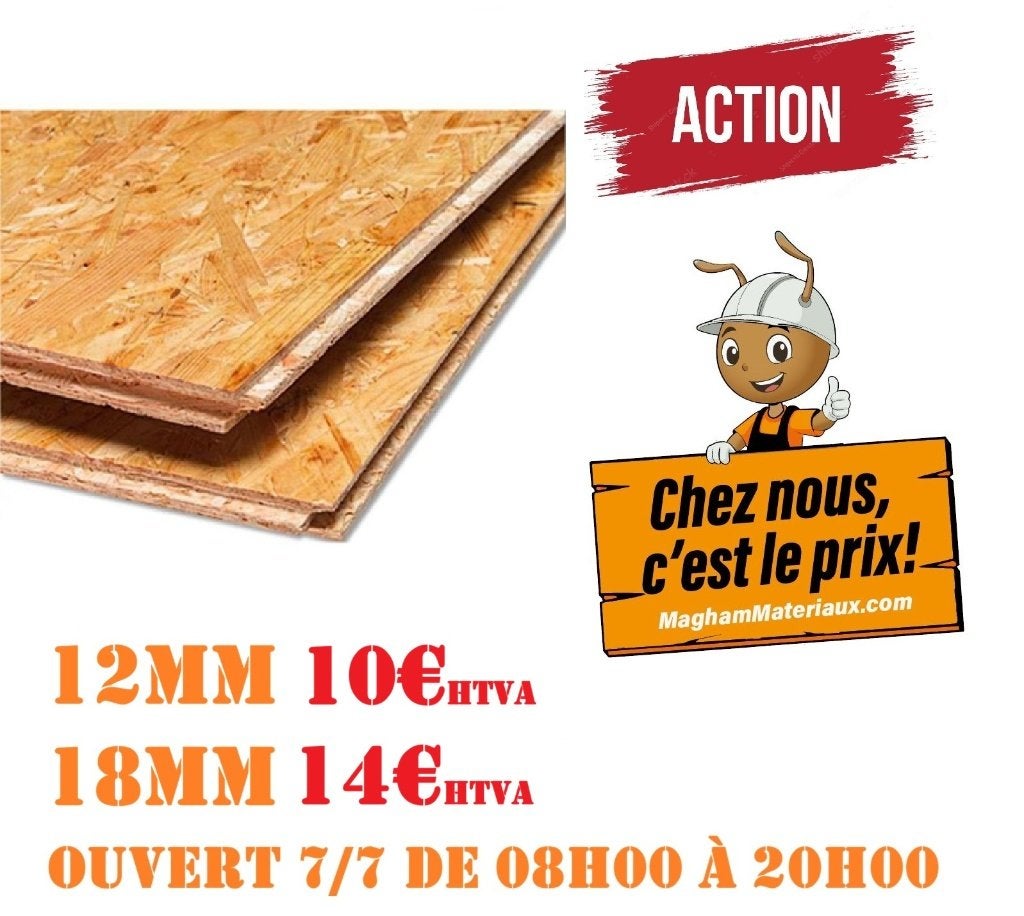 OSB EN PROMO, Enlèvement, Neuf