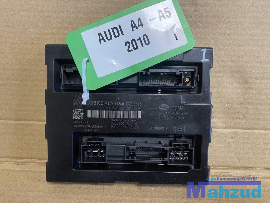 AUDI A4 A5 B8 8F Body controle module bcm sam 2007-2015 8K09, AUDI AG, Auto-Union-Strasse 1
85045  Ingolstadt, DE, Audi, Utilisé