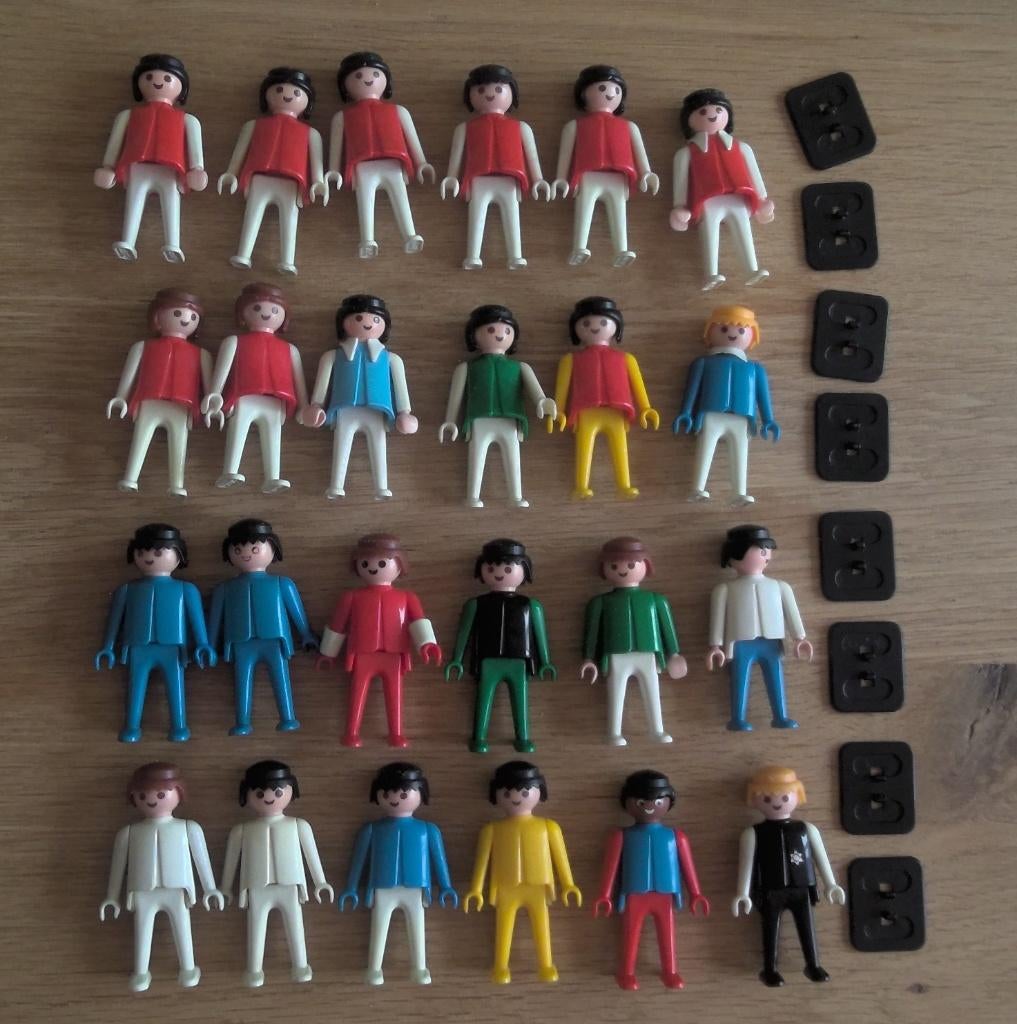 Vintage Playmobil - mannetjes 1974, Kinderen en Baby's, Speelgoed | Playmobil, Ophalen of Verzenden, Gebruikt, Los Playmobil