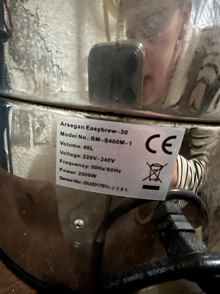 Bouilloire de brassage Arsegan easybrew 30, Enlèvement, Utilisé