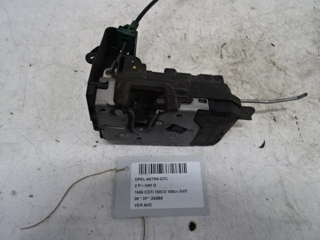SERRURE DE PORTE AVANT DROITE Astra H GTC (L08) (13210749), Autos : Pièces & Accessoires, Opel, Opel Automobile GmbH, Utilisé