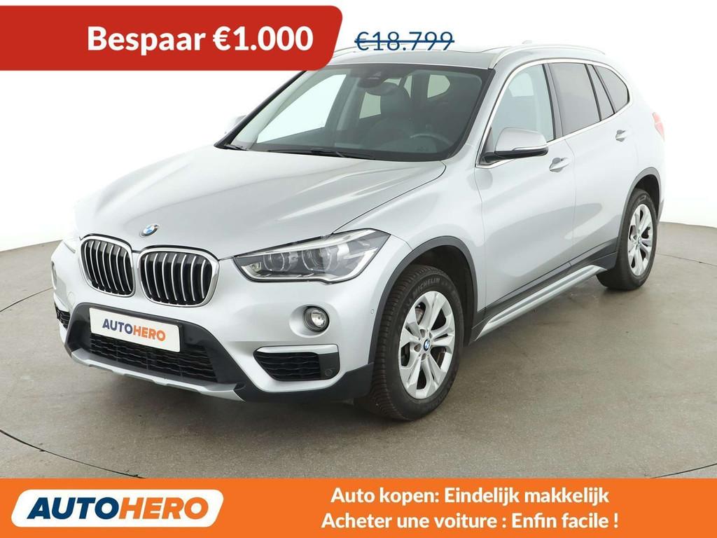 BMW X1 sDrive 18i xLine (année de construction 2017), Autos, X1, Argent ou Gris, Achat, 1505 kg