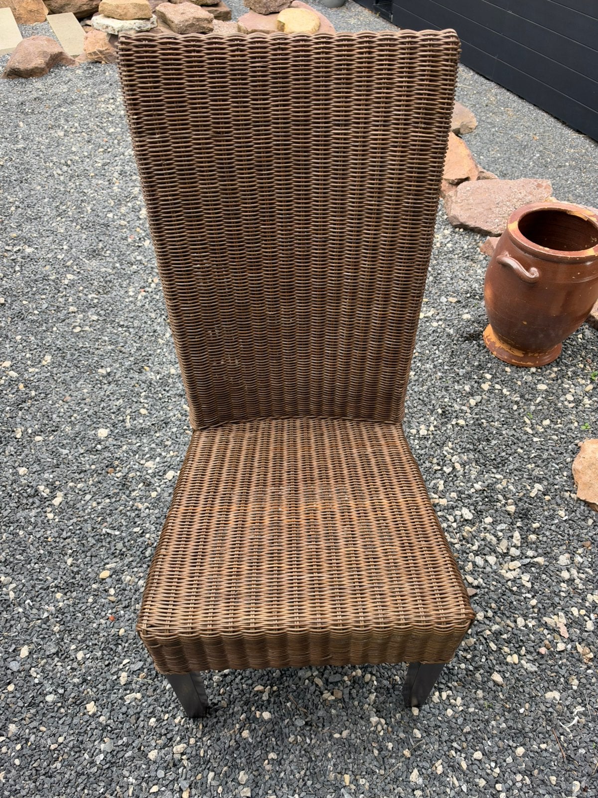 6 Chaises osier, Enlèvement, Utilisé