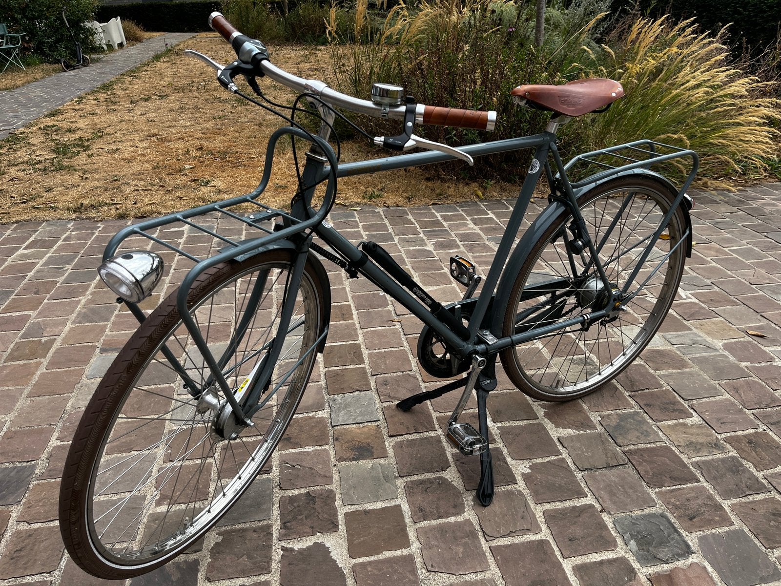 Achielle fiets (Basiel), Fietsen en Brommers, Fietsen | Heren | Herenfietsen, Gebruikt, Versnellingen, 57 tot 61 cm, Trommelrem