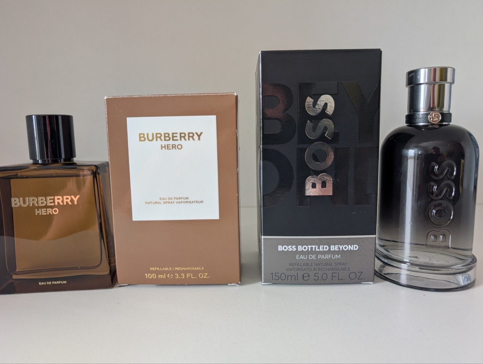 Herenparfums Burberry Hero & Hugo Boss beyond, Handtassen en Accessoires, Ophalen of Verzenden