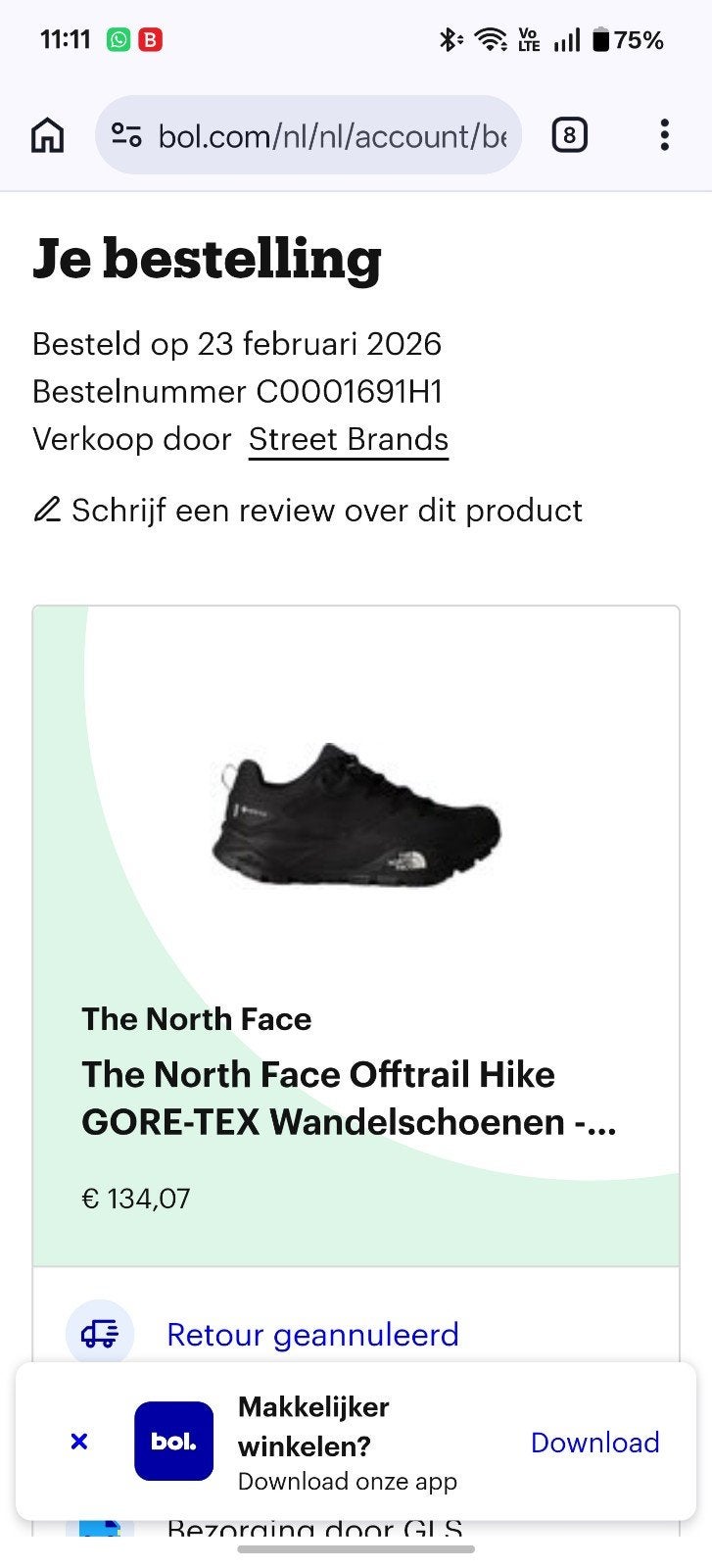 The North Face Offtrail Hike GORE-TEX - Maat 44, Ophalen of Verzenden, Zo goed als nieuw