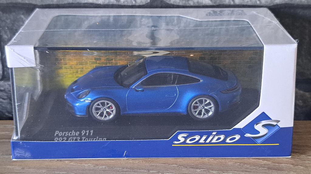 Porsche 911 (992) GT3 Touring 1/43ème, Enlèvement ou Envoi, Solido, Voiture, Solido