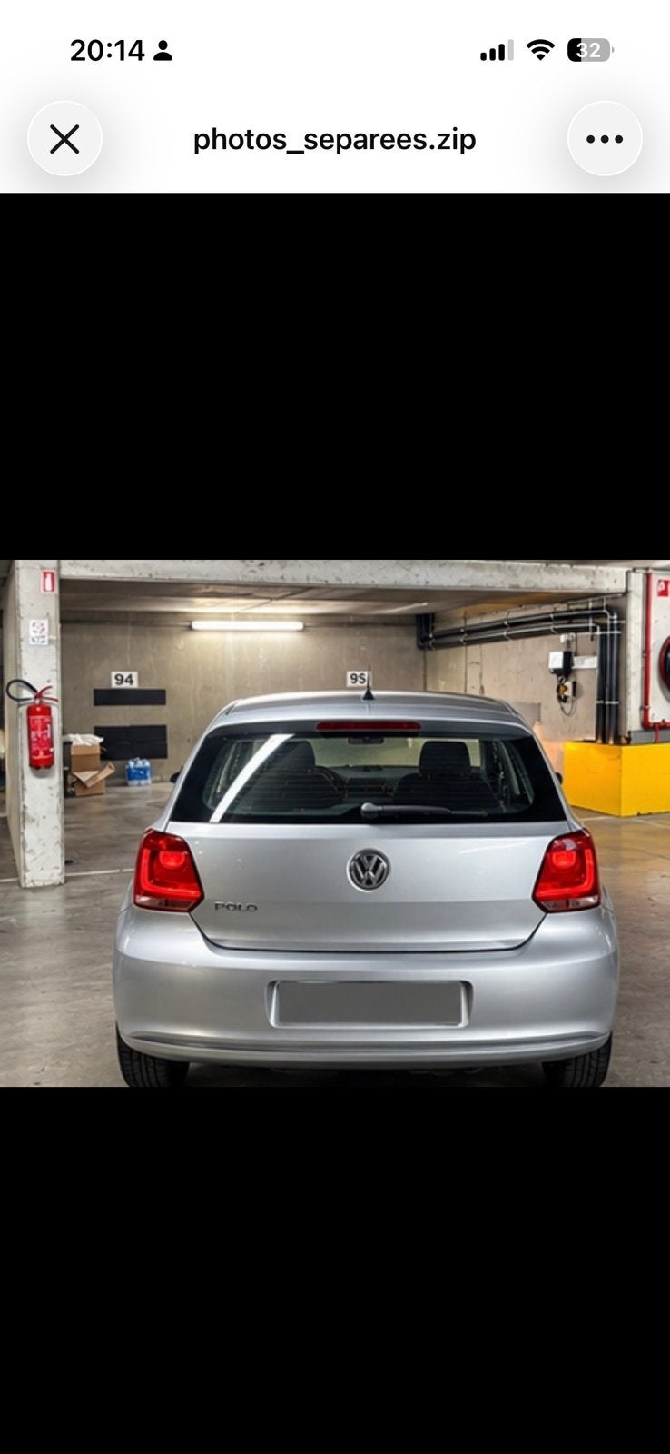 Volkswagen Polo 1.2 essence, Autos, Argent ou Gris, Boîte manuelle, 5 portes, Particulier