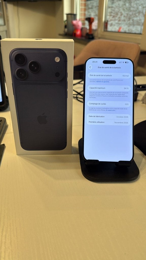IPHONE 17 Pro max 256GB, Télécoms, Téléphonie mobile | Apple iPhone, 256 GB, 94 %, Enlèvement ou Envoi, Autres modèles