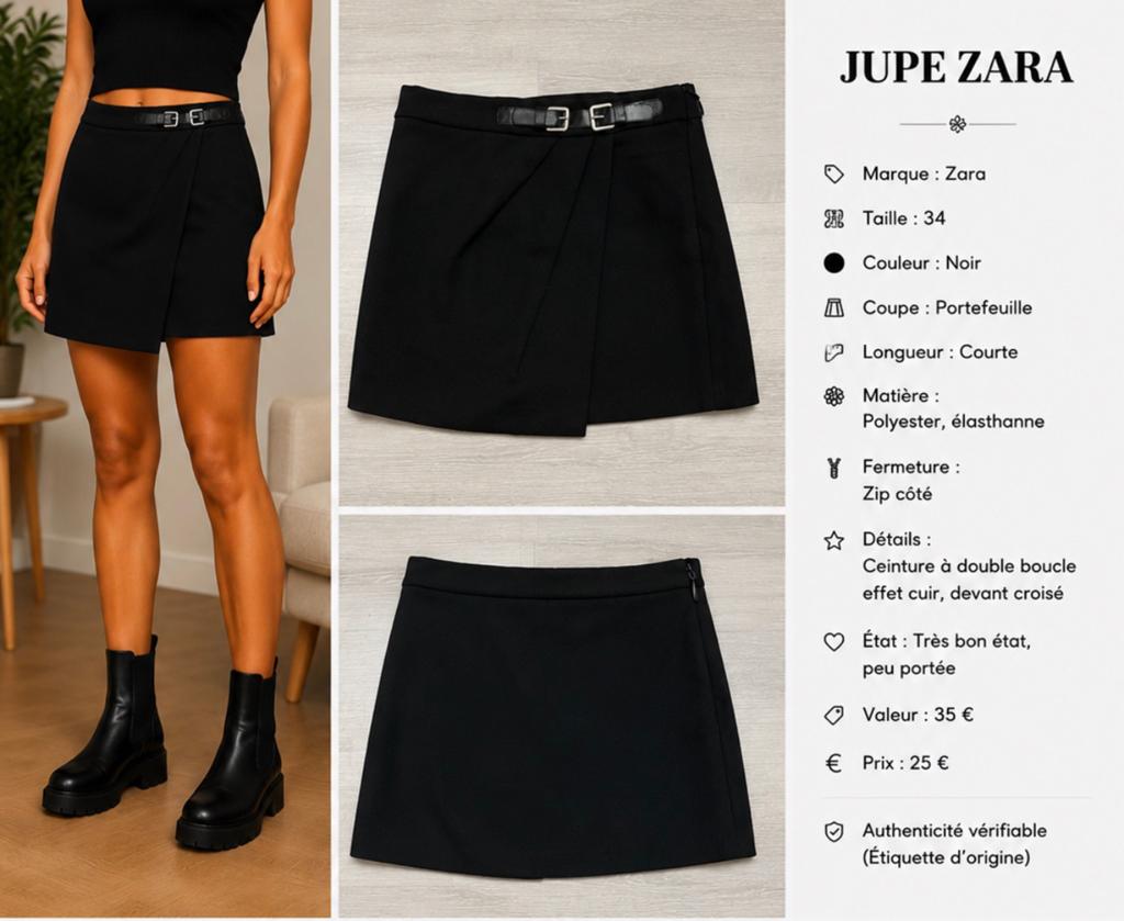 Jupe zara neuve jamais portee taille xs, Kleding | Dames, Rokken, Ophalen of Verzenden, Nieuw, Maat 34 (XS) of kleiner, Zwart
