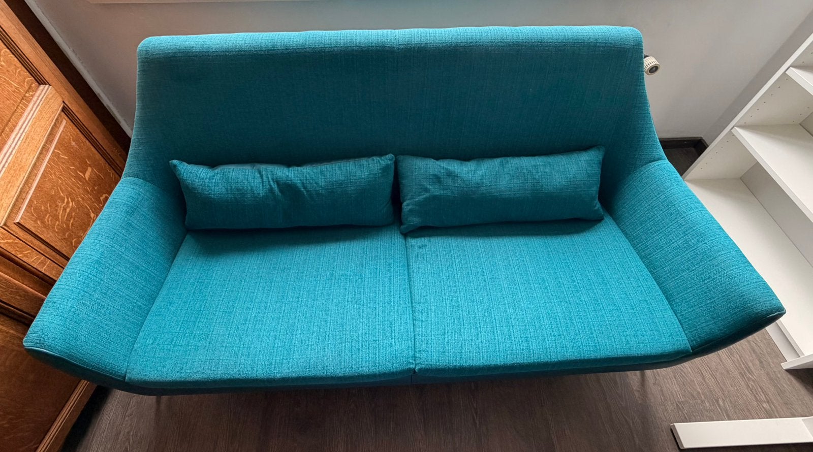 siège turquoise/bleu sarcelle, Enlèvement, Comme neuf
