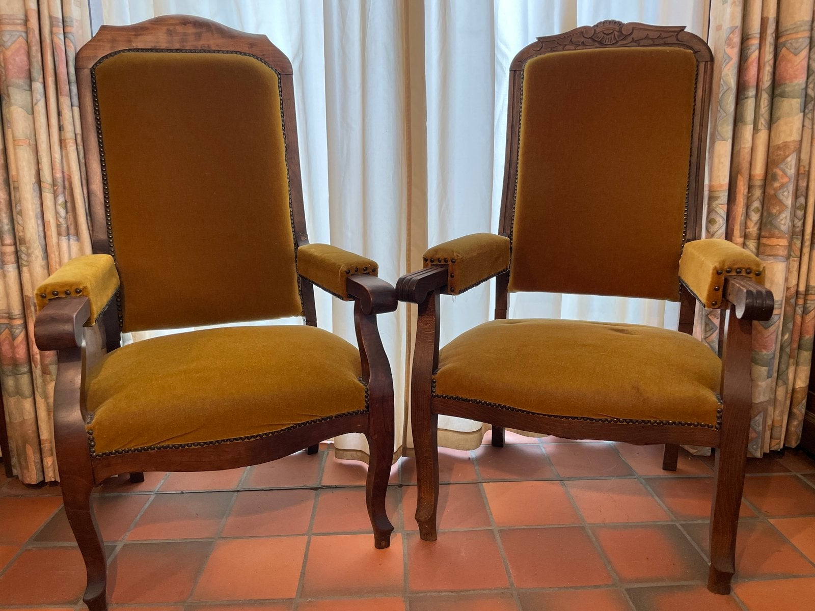 Fauteuil Voltaire vintage (réglable), Enlèvement