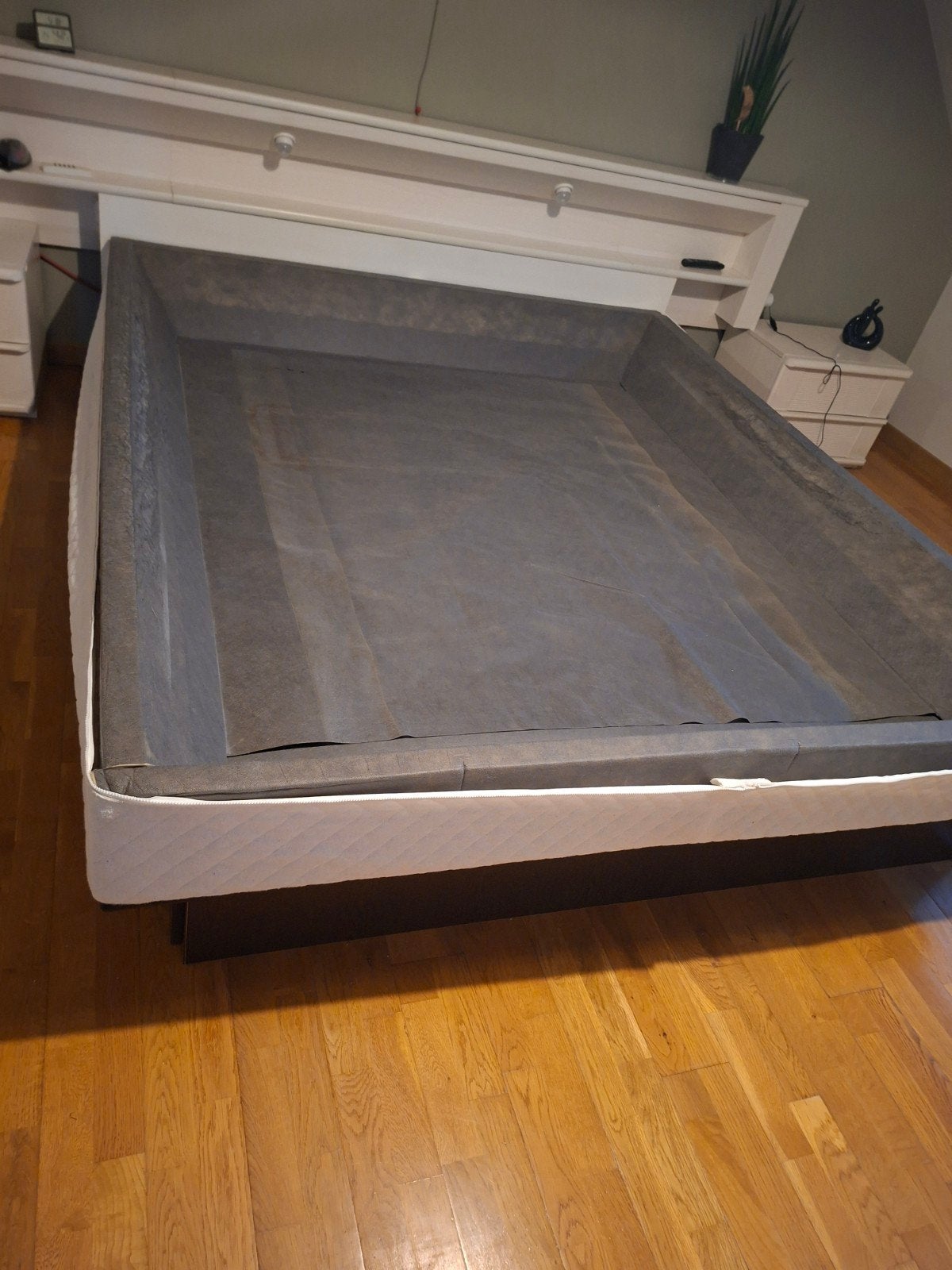 Bedframe voor watermatras met 6 lades en verwarming sigma K, Ophalen, 210 cm