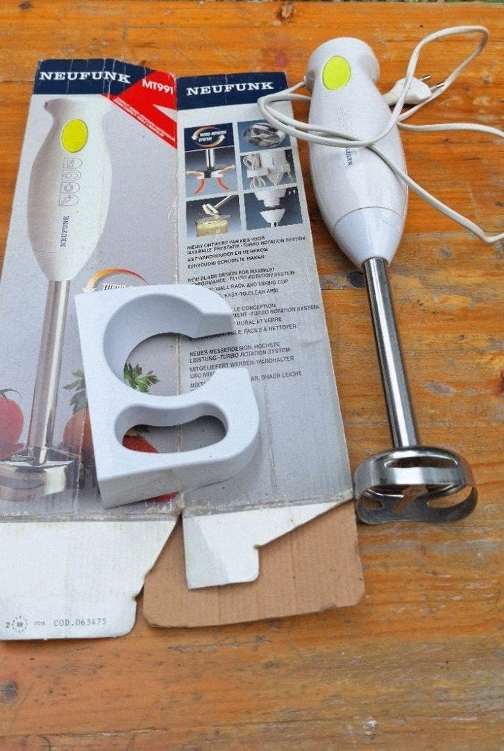 Mixeur Plongeant Neufunk MT991 – Avec Boîte et Support, Electroménager, Enlèvement