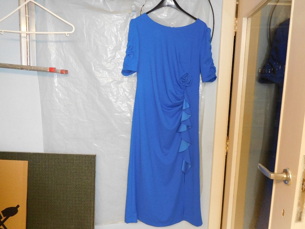 gelegenheidskleed, Kleding | Dames, Gelegenheidskleding, Galajurk, Blauw, Zo goed als nieuw, Ophalen