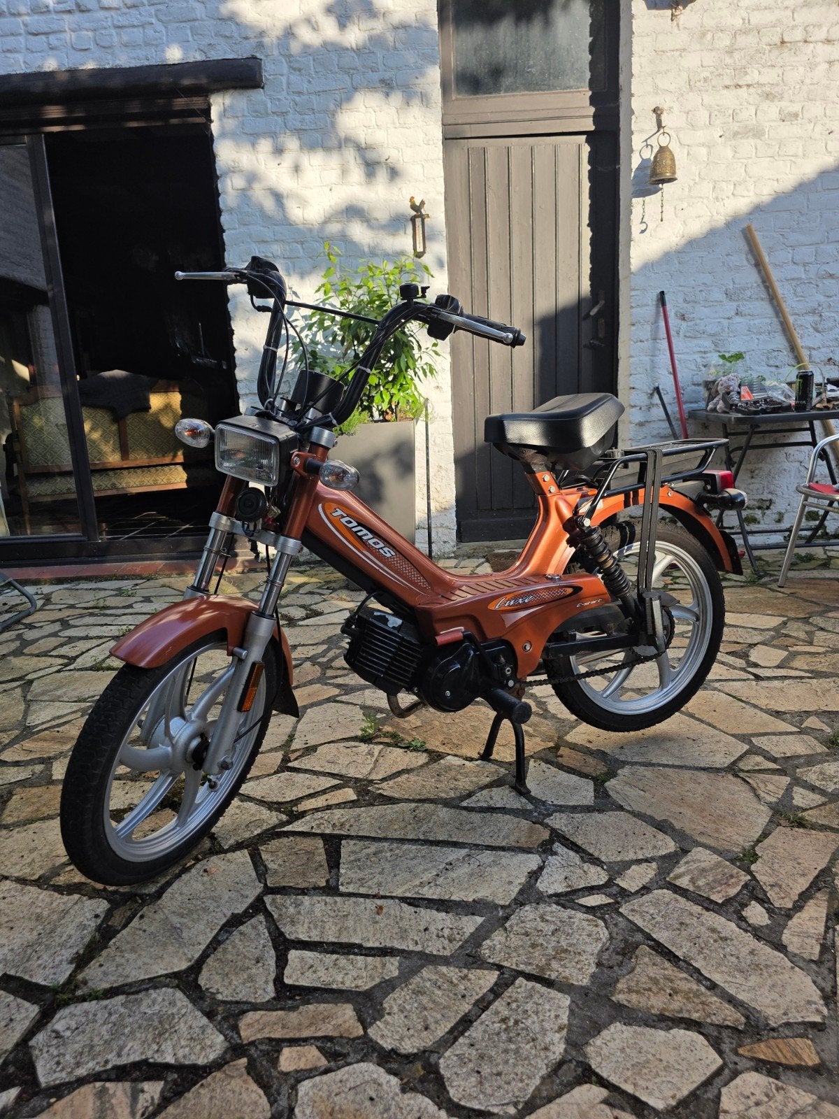 Démarrage électrique de Tomos Luxe 2016 - 9 019 km, Vélos & Vélomoteurs, Cyclomoteurs | Tomos, Comme neuf, Classe A (25 km/h)