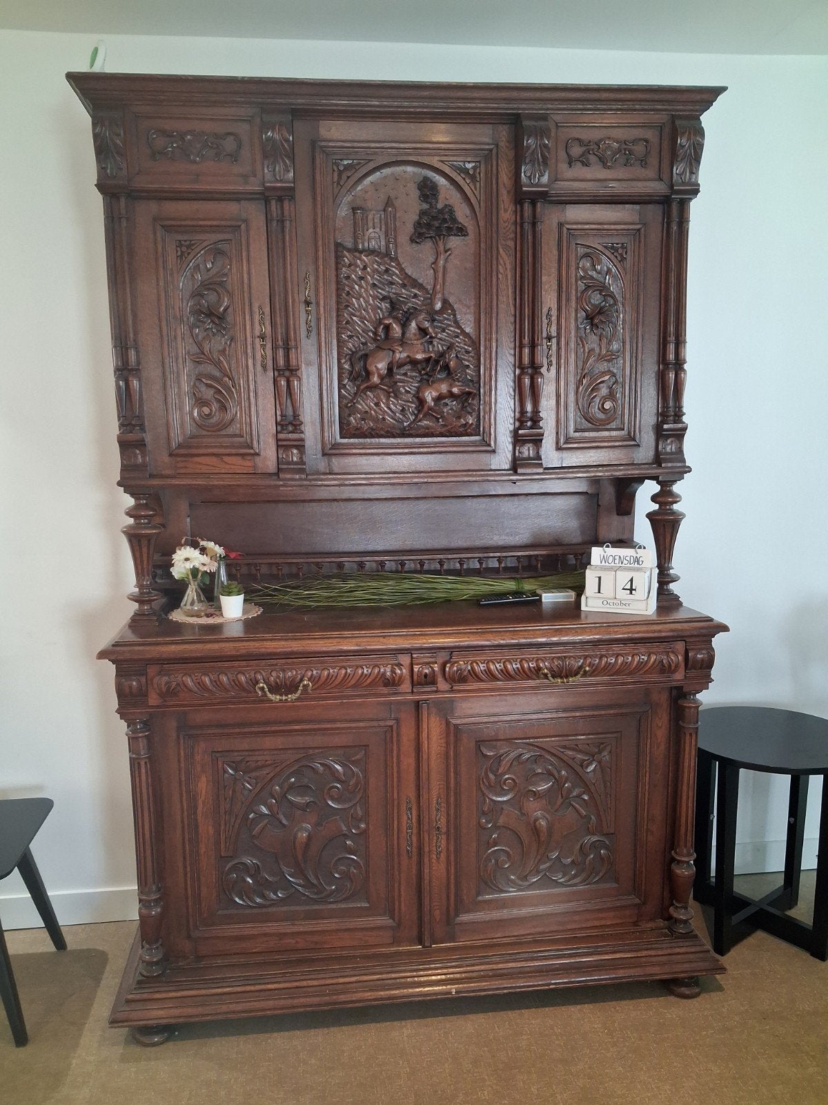 antieke kast, Antiek en Kunst, Ophalen