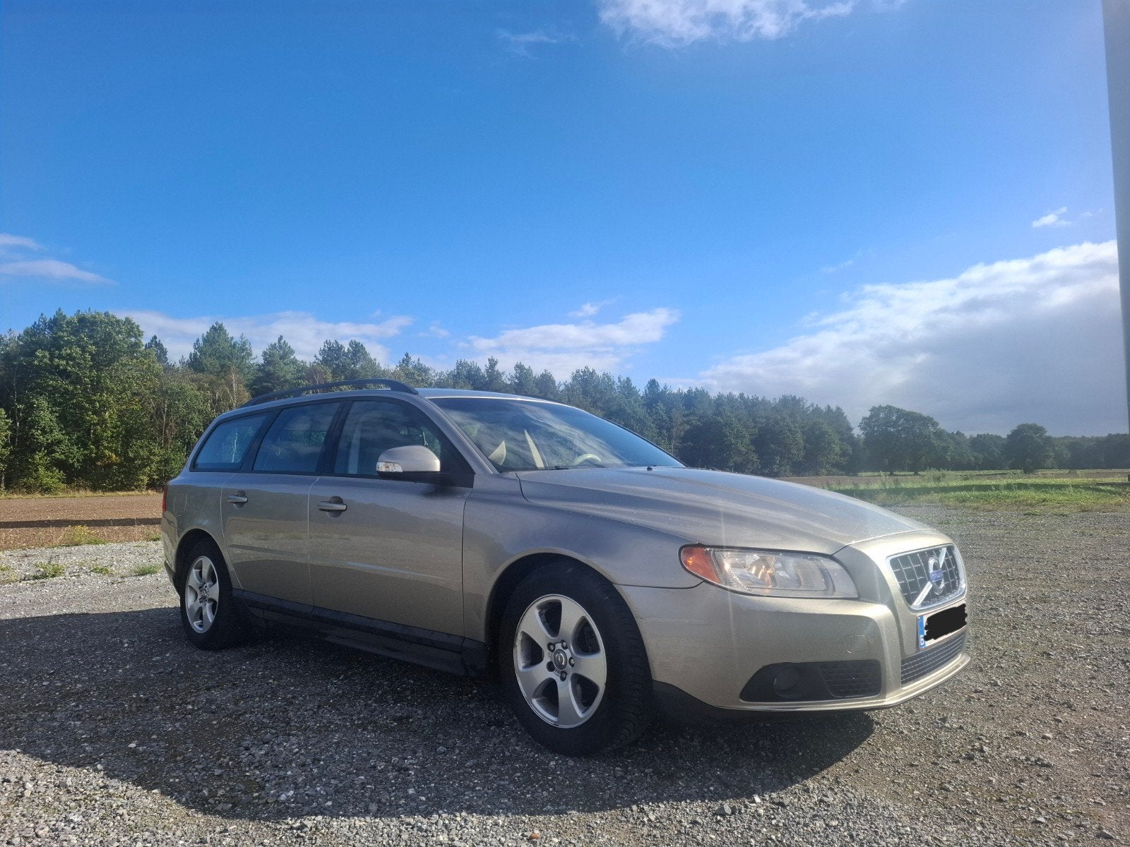 Volvo V70 D2 1.6d eDrive 2010 break stationwagen, Auto's, Voorwielaandrijving, Beige, 4 cilinders, Beige