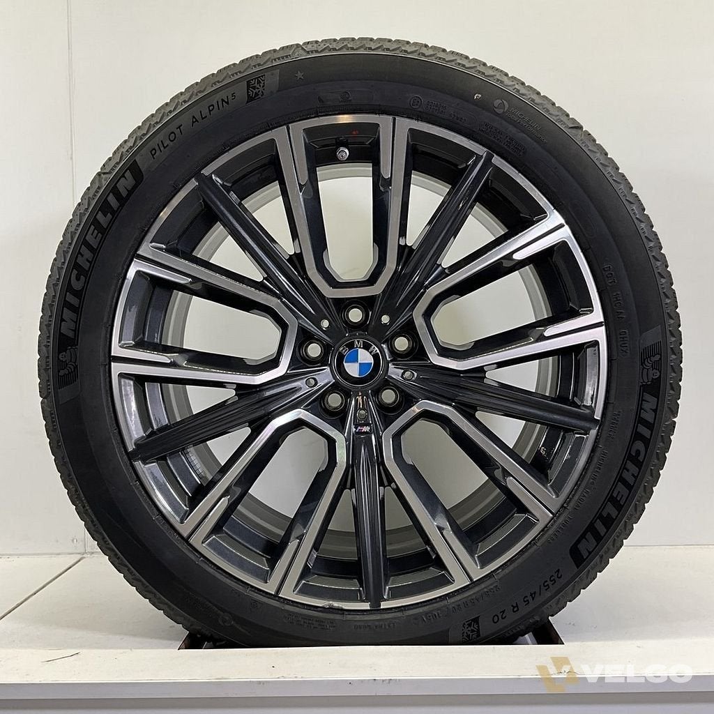 BMW 7 SERIE G70 I7 G70 X3 G45 SET VELGEN + WINTERBANDEN 20 I, Pneus et Jantes, Pneus hiver, 255 mm, Véhicule de tourisme