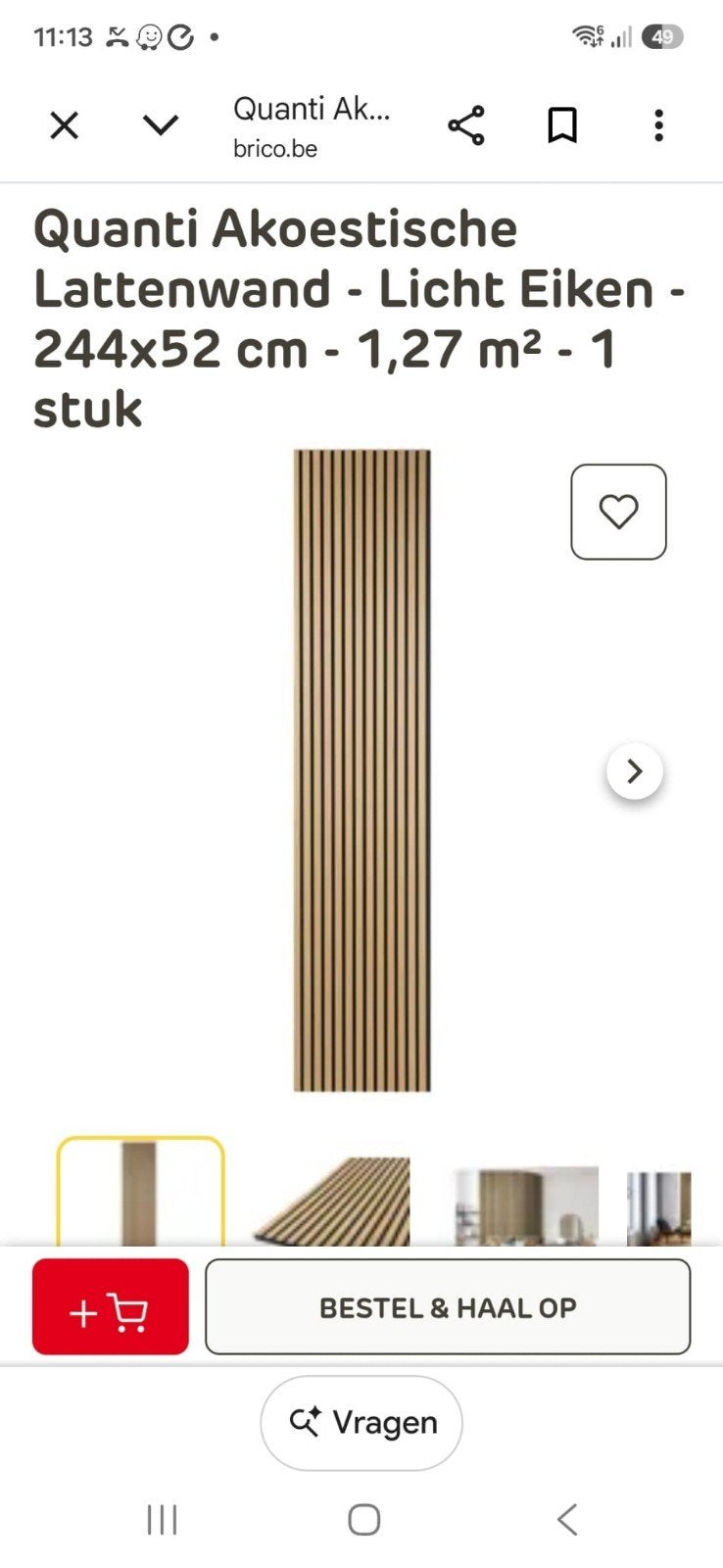 Akoestische wandpanelen Gratis, Ophalen