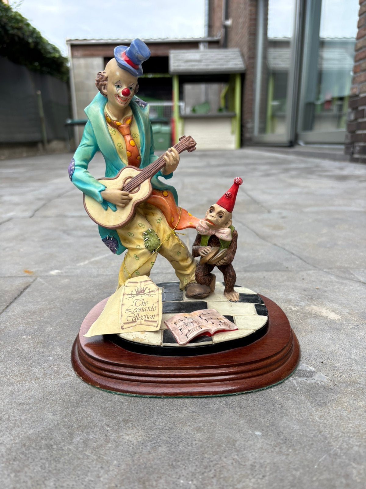 Leonardo collectie clown met aap, Ophalen, Zo goed als nieuw