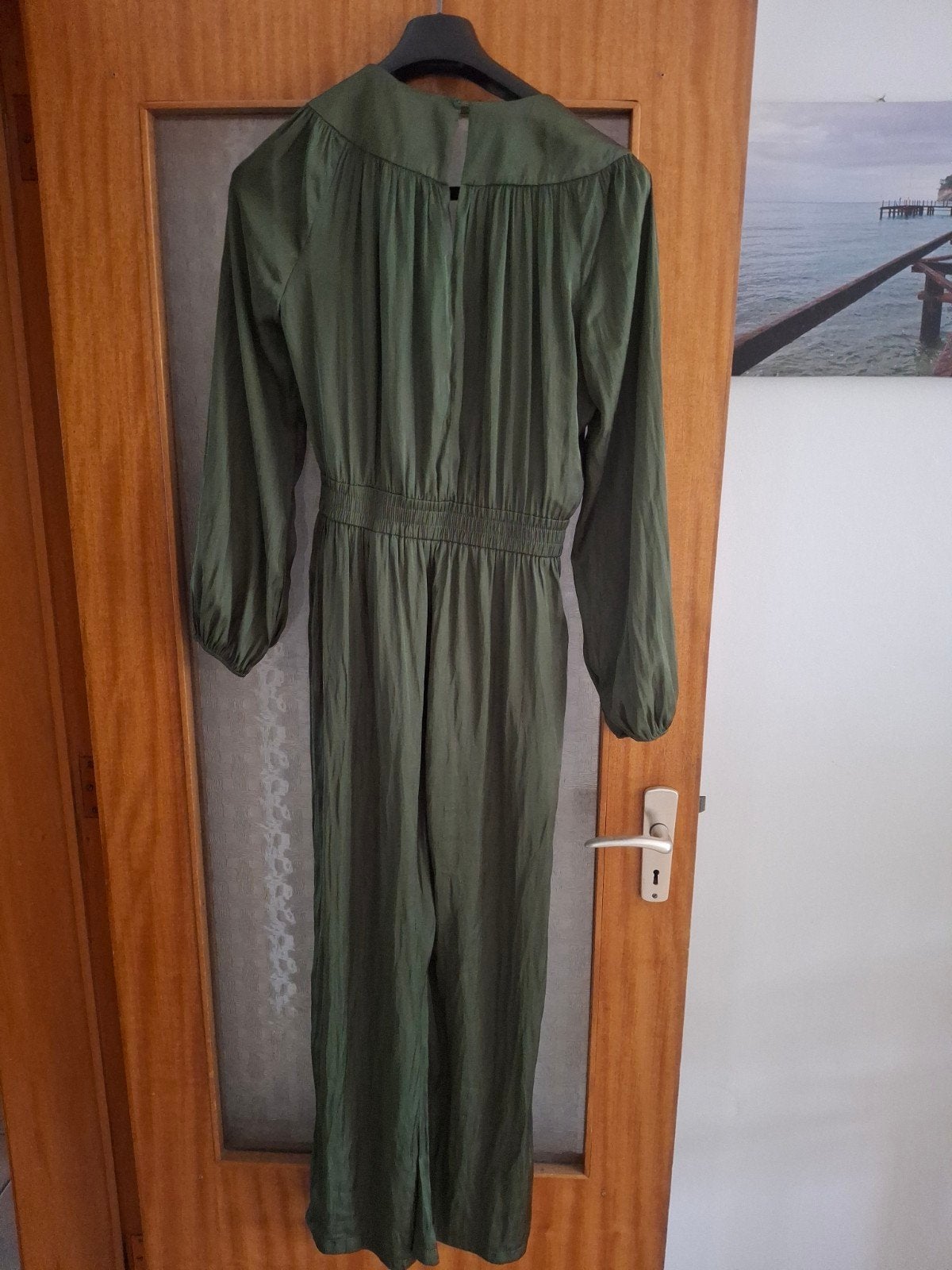 stijlvolle groene jumpsuit (S), Kleding | Dames, Ophalen of Verzenden, Maat 36 (S)