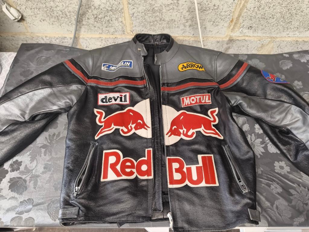 RedBull bikerjack, Motoren, Tweedehands, Kinderen, Jas | leer, Redbull