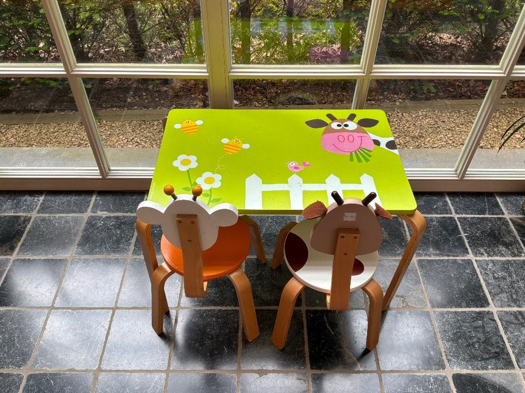 Kindertafel Scratch Europe 70x45x45cm, Ophalen, Gebruikt