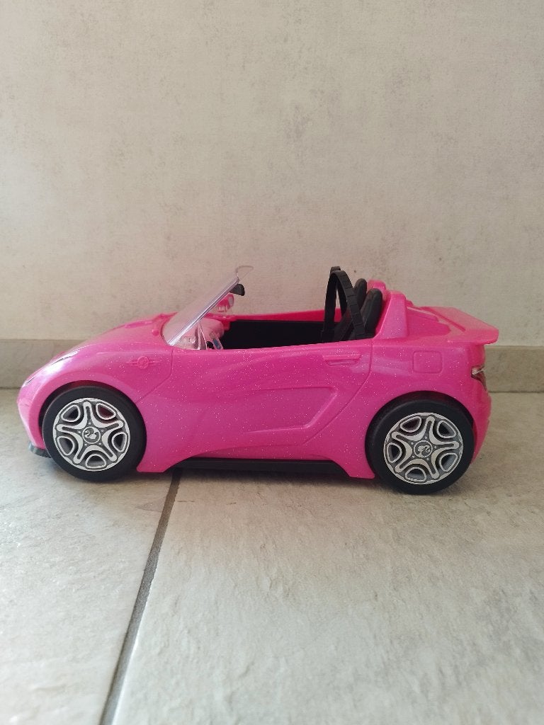 Barbie cabrio roze, Kinderen en Baby's, Ophalen, Gebruikt, Barbie