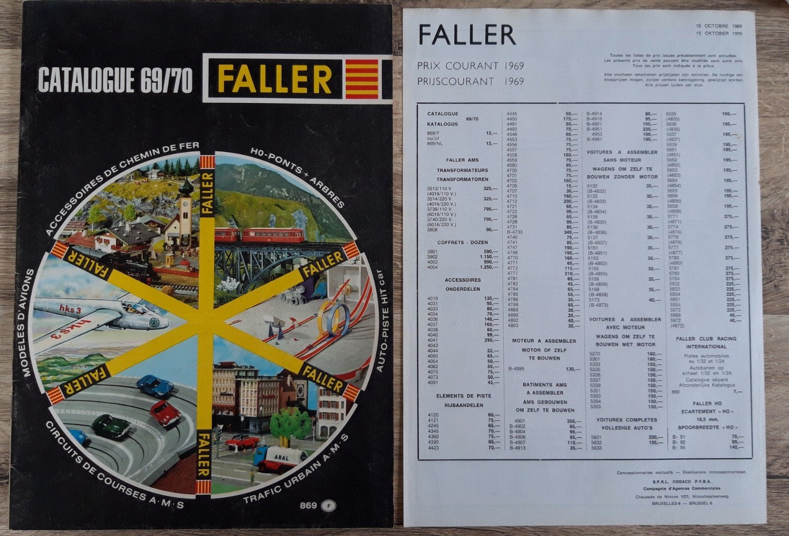 catalogue Faller 69/70 dans une liste de prix, Enlèvement ou Envoi