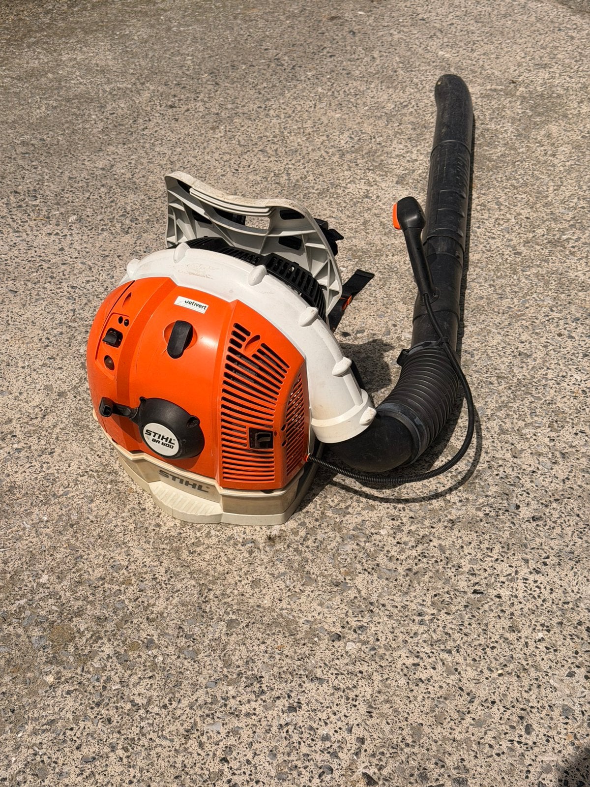 Stihl br600 ventilator, Ophalen, Gebruikt, Benzine, Ruggedragen