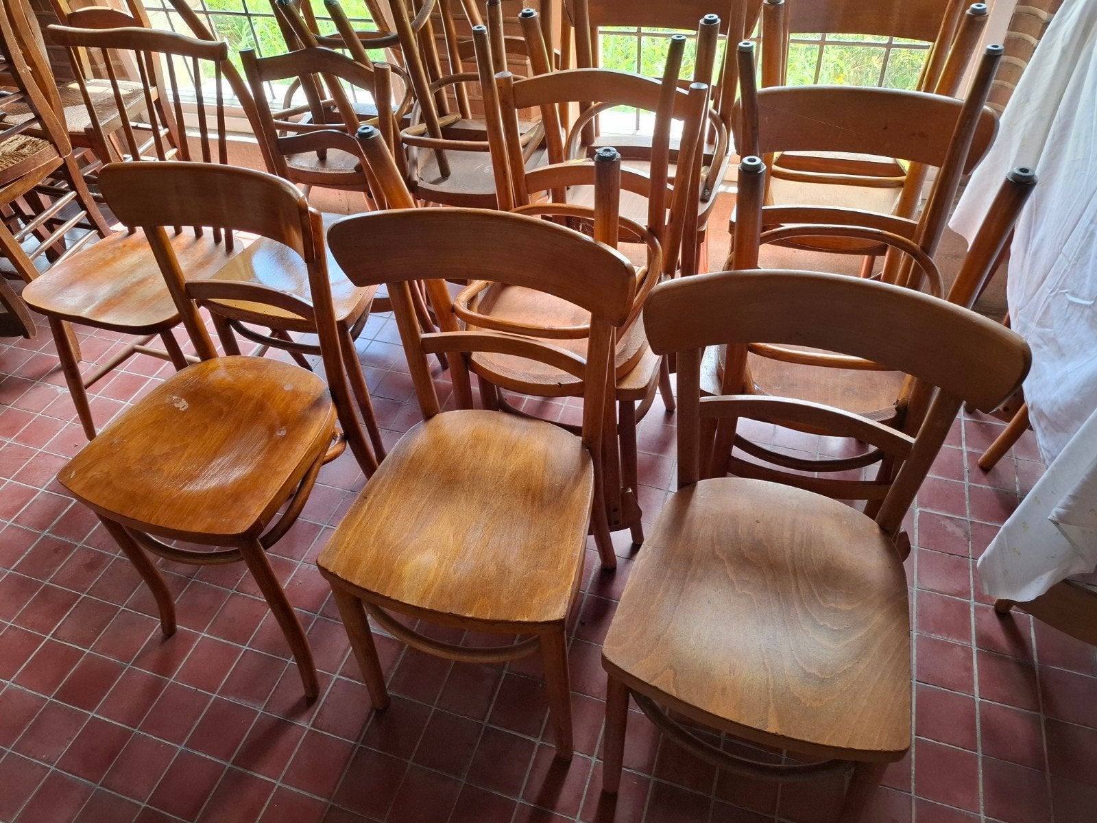 Lot de 15 chaises, Antiquités & Art, Enlèvement