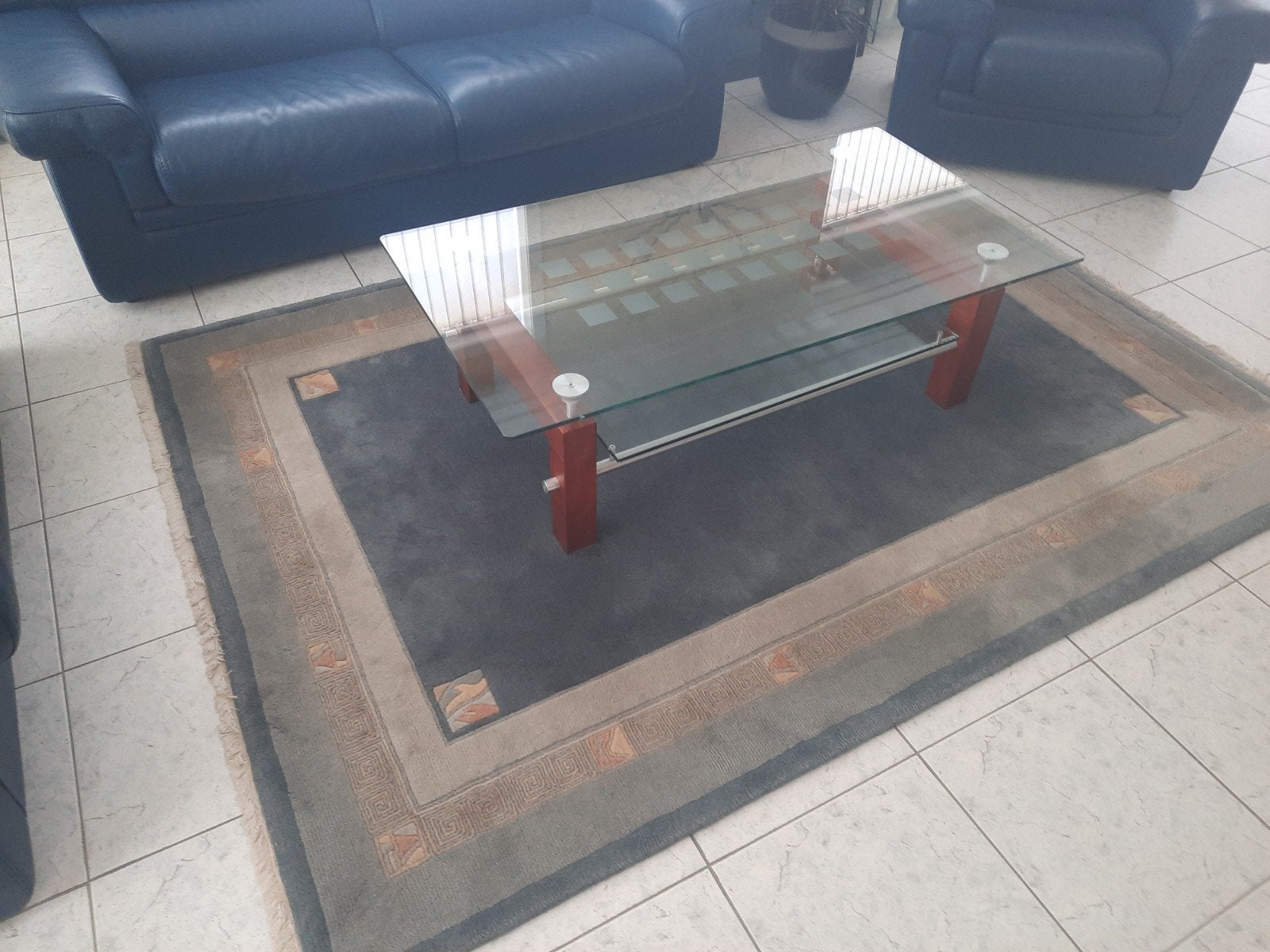 salontafel met bijpassende bijzettafel, Ophalen