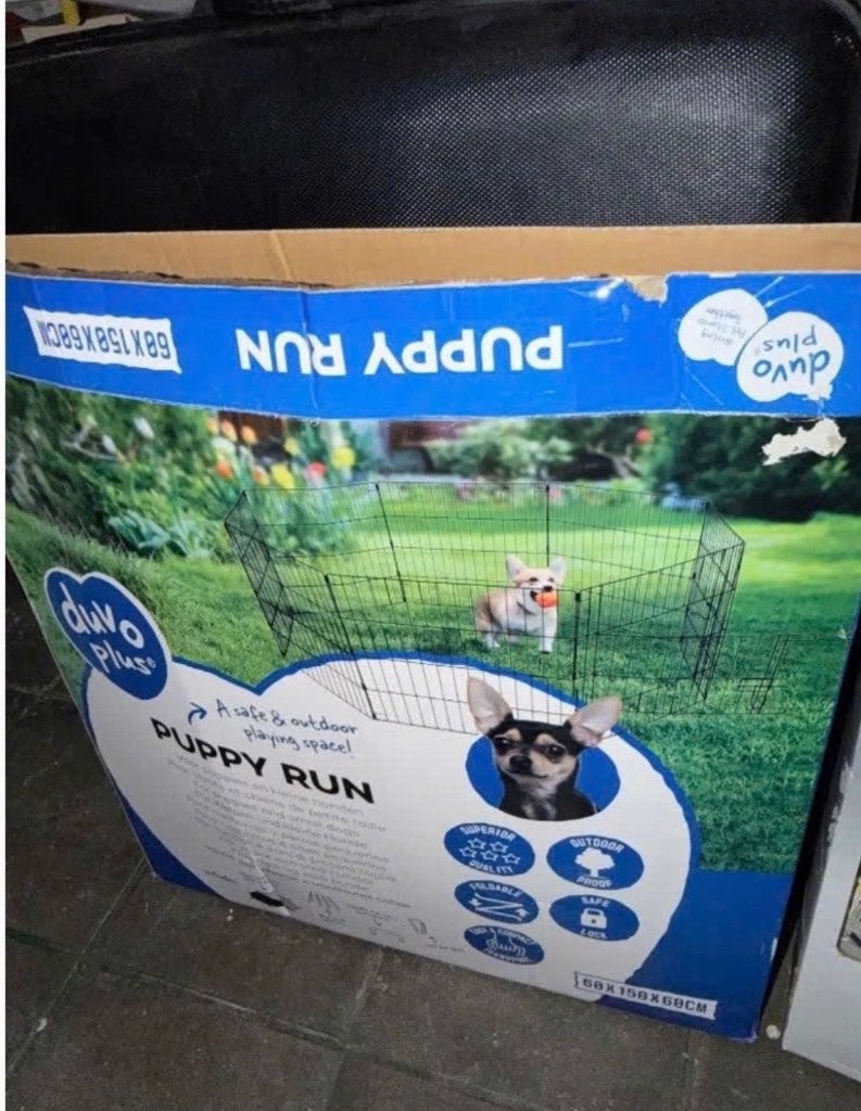 Puppy ren, Ophalen, Nieuw