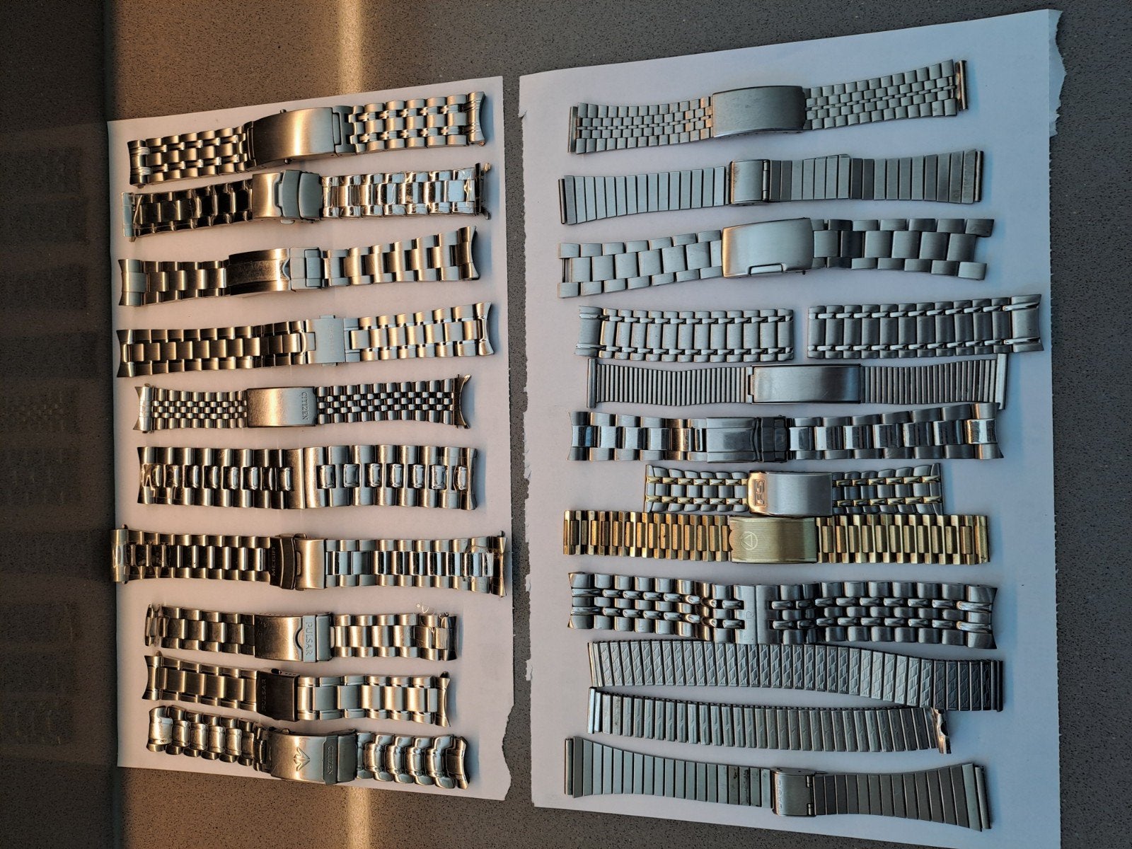 30 uurwerk banden metaal, Enlèvement ou Envoi, Casio
