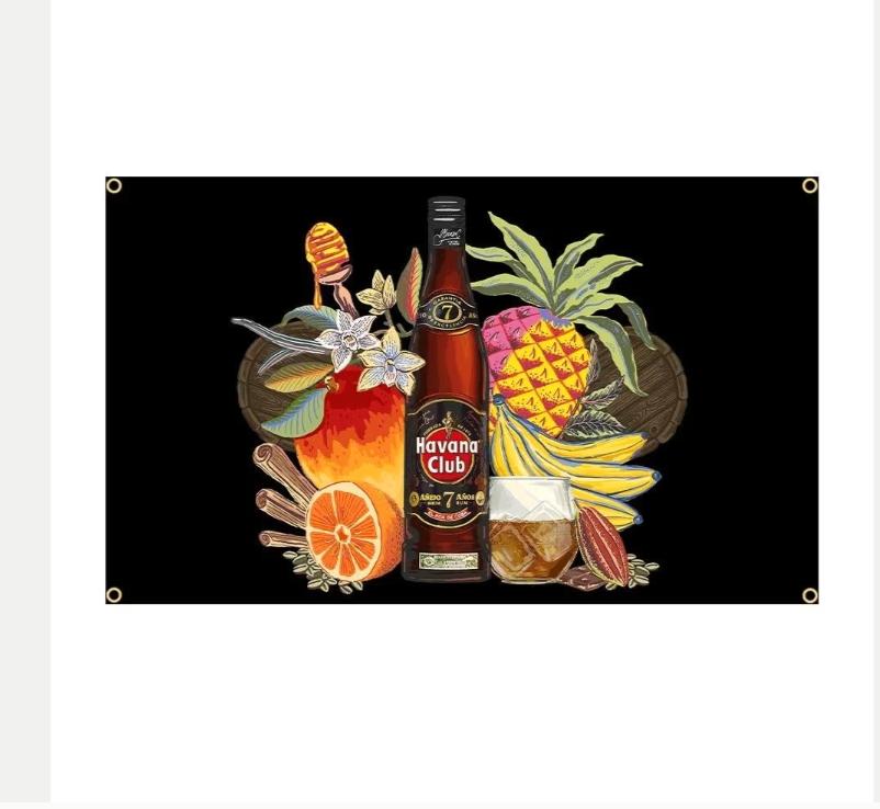 Grote vlaggen Havana Club (150x90cm), Divers, Drapeaux & Banderoles, Neuf, Enlèvement ou Envoi