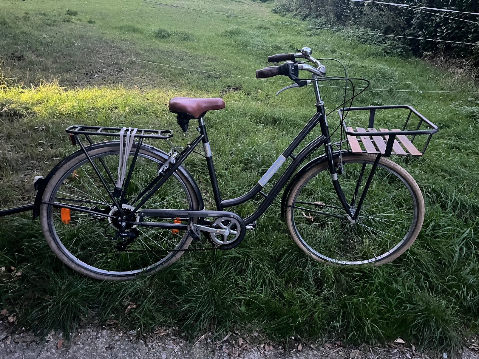 Dames fiets, Ophalen, Gebruikt, Velgrem