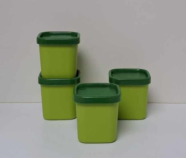 Tupperware™ « Ramequin Micro Urban Familly » x 4 - vert, Envoi, Neuf, Vert, Boîte