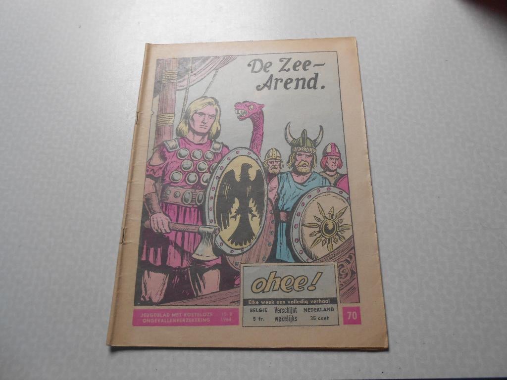 Ohee 70 De zeearend 1964., Boeken, Stripverhalen, Gelezen, Eén stripboek, Ophalen of Verzenden