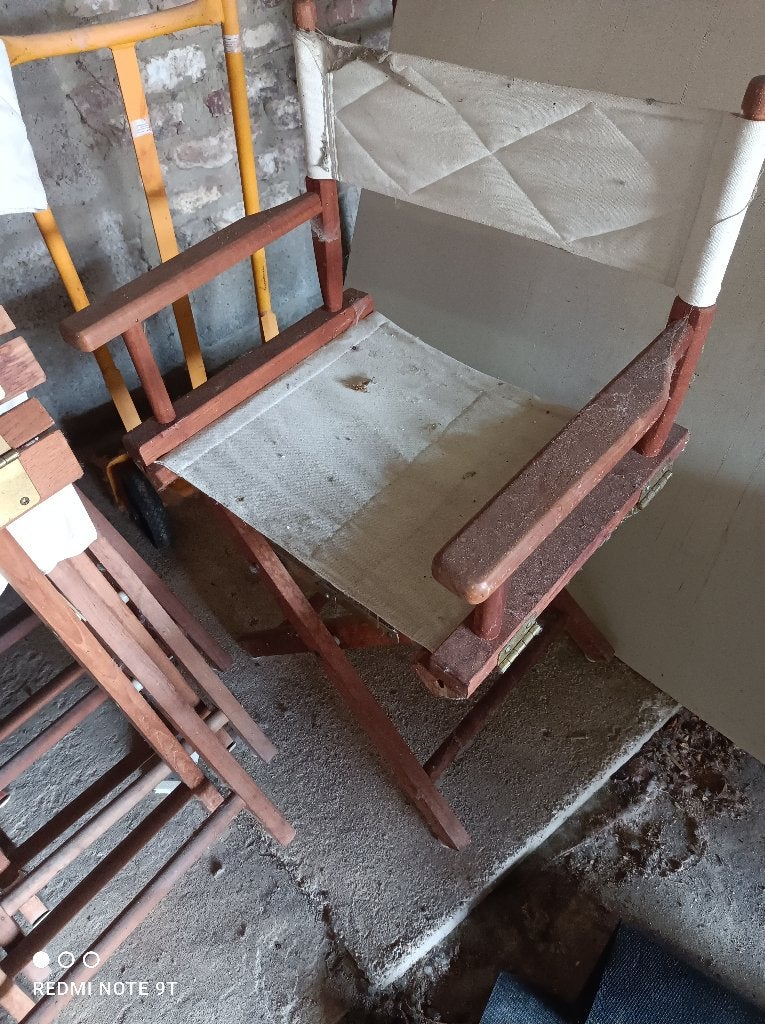 Stoeltjes bieden, Ophalen, Zo goed als nieuw, Hout, Inklapbaar