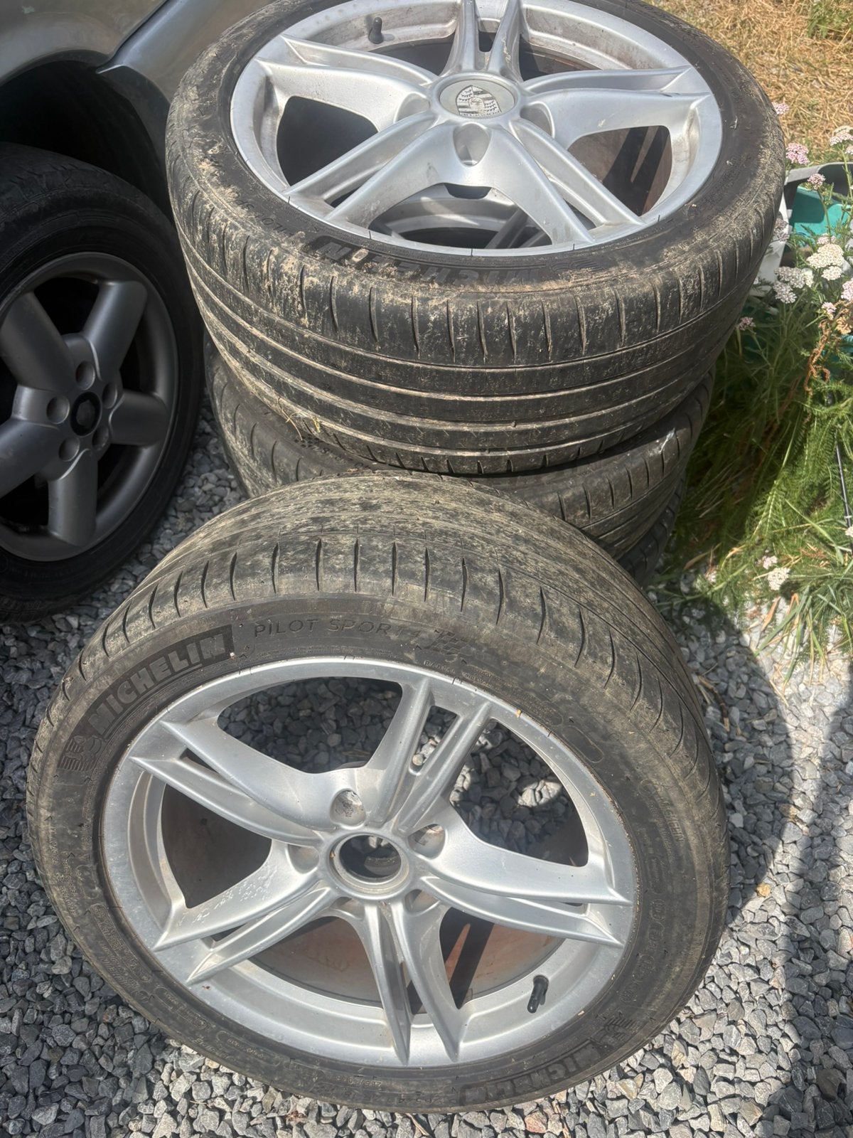 Kit 4 jantes porsche boxster 987, Autos : Pièces & Accessoires, Enlèvement, Pneu(s)