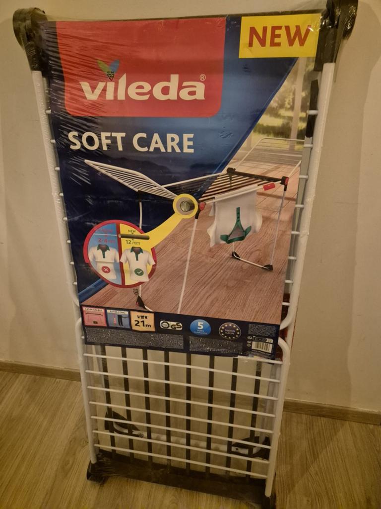 Nieuw was rek van Vileda  soft care, Tuin en Terras, Droogmolens en Wasrekken, Ophalen