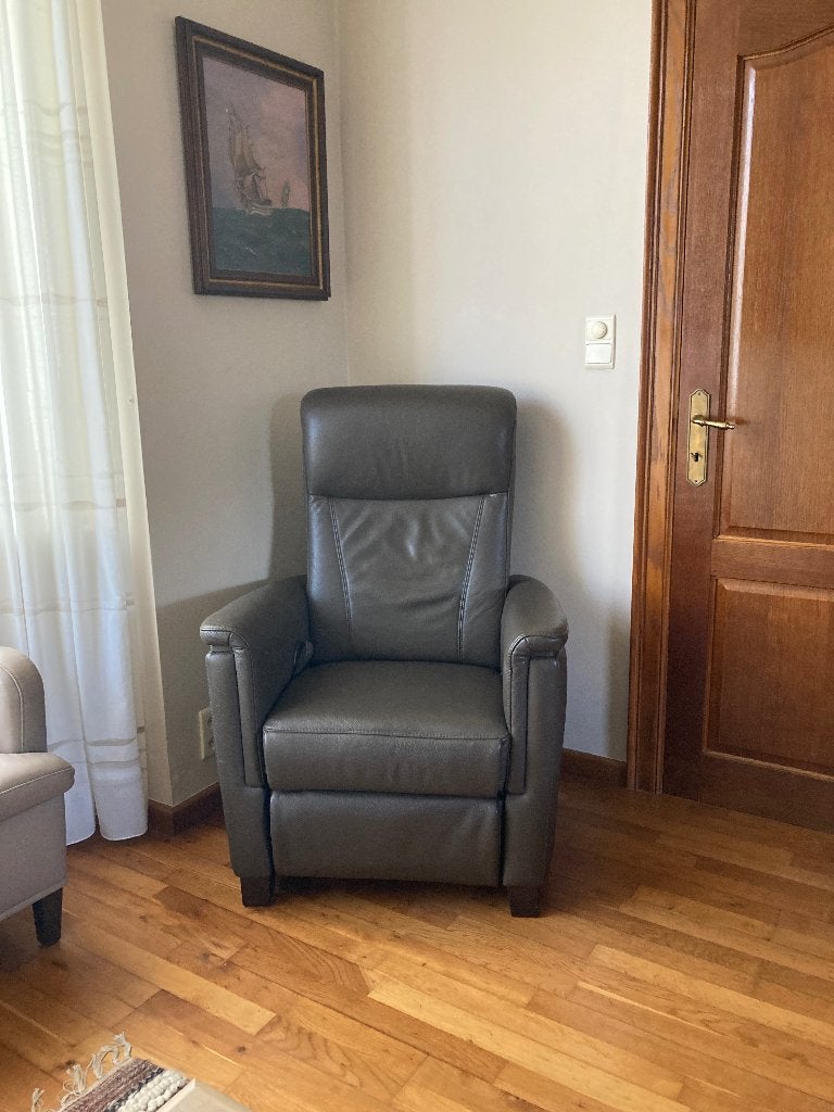 Relax zetel, Huis en Inrichting, Ophalen, Gebruikt, Leer, Relax zetel