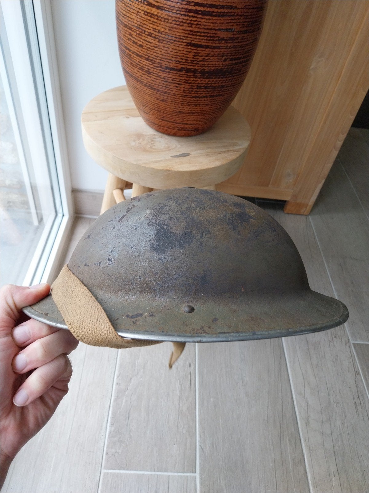 britse mkII helm wo2 1943, Ophalen of Verzenden